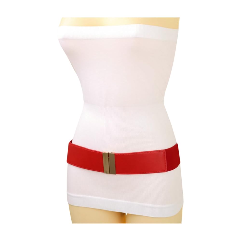 Amazon.com: Women Fashion Belt Hip High Waist Red Wide